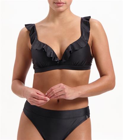 dark-grey-ruffle-bikinitop